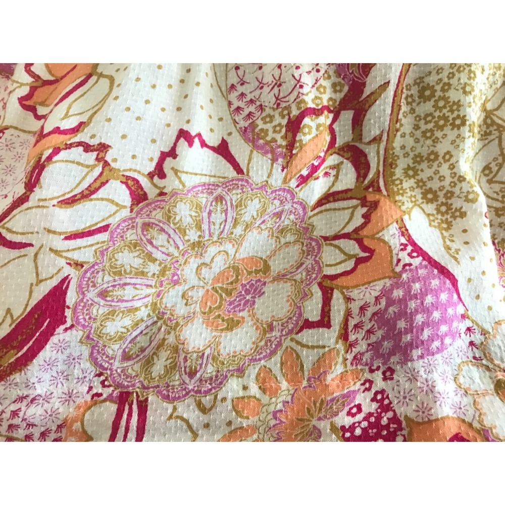 Intimately Free People Get A Clue Mini Dress Size M Strappy Floral Flounced - Picture 11 of 16